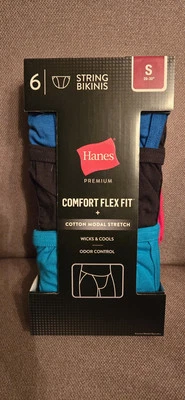 Hanes комфорт Flex Fit мужчин струнных инструментов бикини упаковка 6 маленький 9CFFS6 новый - Изображение 1 из 4