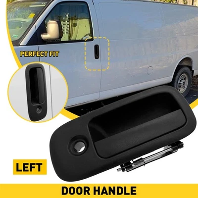 Manija de puerta exterior delantera izquierda para Chevy Express GMC Savana Foto 1 de 4