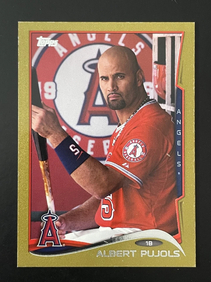 2015 Topps Mini Gold Baseball #625 Albert Pujols 41/63 - Image 1 of 2