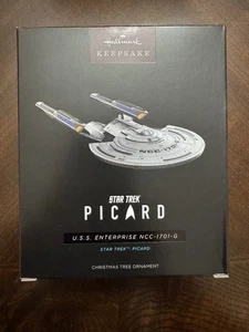 SDCC 2025 Exclusive Hallmark Star Trek Picard USS Enterprise NCC-1701-G In Hand - Picture 1 of 3