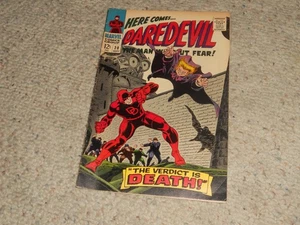 1966 Daredevil Marvel Comic Book #20 - THE URDICT IS: DEATH - Nice Copy!!! - Bild 1 von 2
