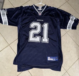 DALLAS COWBOYS JULIUS JONES #21 REEBOK ON FIELD FOOTBALL JERSEY Sz. Large - Picture 1 of 7