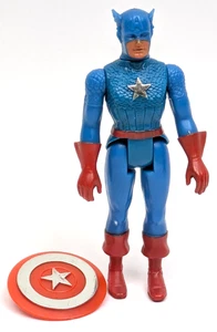 Captain America Mego Pocket Action Heroes 3.75 Vintage 1980 Actionfigur Marvel - Bild 1 von 15