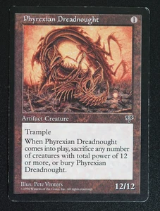 Phyrexian Dreadnought Mirage MTG Card Reserved List Magic the Gathering - Picture 1 of 2