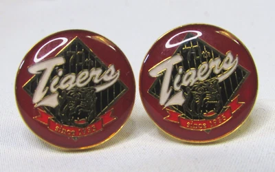 Gemelos vintage Hanshin Tigers NPB béisbol 70 aniversario Japón años 90 Foto 1 de 4