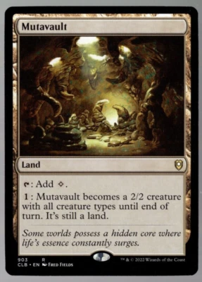 Mutavault 903 Non Foil Rare Baldur's Gate Magic The Gathering Near Mint - Image 1 of 2