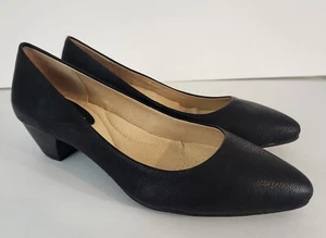 NEW CL by Laundry Women's Size 7 Solid Black Adalia Heels Shoes Pumps $70 MSRP - Picture 1 of 4