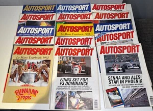 autosport magazine 1990 1991 1992 joblot Vintage Yearbook Guide - Picture 1 of 7