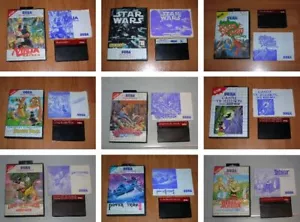 SEGA MASTER SYSTEM - COMPLETE EUROPEAN TITLES AS / ORIGINAL BOX - Picture 1 of 139