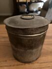 Medium Lidded Food Tin Canister, Marilyn Brass Collection Brass Sisters