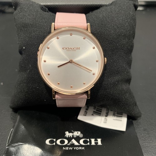 Orologio Coach Donna Perry Quadrante Argento NUOVO 14503884