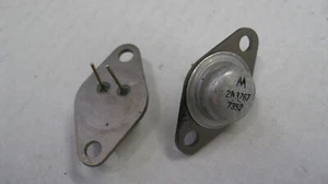 Menge 2 Vintage Motorola 2n3767 BJT NPN 80V 4A Transistor Nos Goldleitungen - Bild 1 von 4