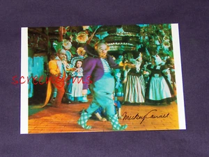Mickey Carroll Munchkin "The Wizard of Oz" signed postcard autograph RARE midget - Picture 1 of 3