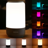 Aukey Table Lamp Touch Sensor Bedside Lamps Dimmable Warm White Light Color Ebay