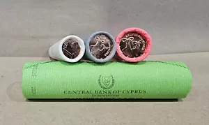 Lot 3 rouleaux 5, 2 et 1 centimes Euros Chypre 2024 de Banque ! - Afbeelding 1 van 1