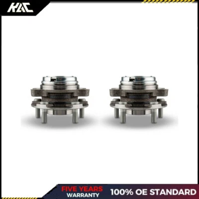 Conjunto de cojinete de cubo de rueda delantera AWD para Infiniti FX35 FX45 2003-2008 2 piezas Foto 1 de 4