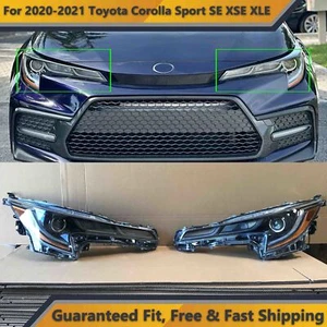 Headlights Lamp For 2020 2021 Toyota Corolla SE XLE XSE Left Right LED Sport 2pc - Picture 1 of 12
