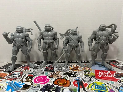 Estatuas TMNT impresas en 3D personalizadas sin pintar Foto 1 de 4