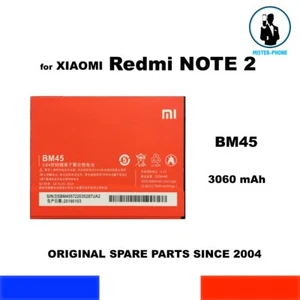 BATERIA NUEVA OEM BM45 POR XIAOMI REDMI HONGMI NOTE 2 3060mAh 11,75Wh 3,84V - Photo 1 sur 8