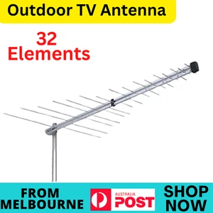 TV Antenna 32 Element Log Periodic Outdoor UHF VHF HDTV Digital Aerial AU Stock - Picture 1 of 8