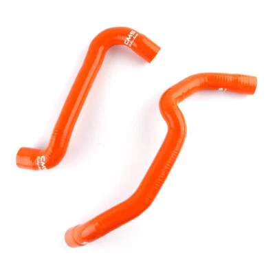 CMS Orange Silicone Radiator Hose for 1988-1991 BMW E30 3-Series M3 2.3L MT - Image 1 of 4