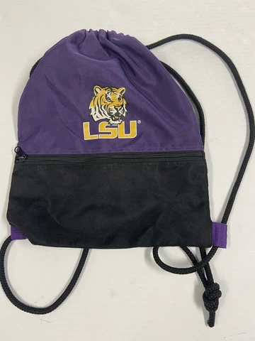 LSU Tigers Draw String Backpack Cover