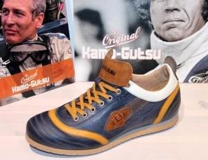 KAMO GUTSU Schnürer Leder-Sneaker - TIFO 060 Royal Combi - Made in Italy - Neu ! - Bild 1 von 10