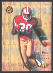 1996 Fleer Ultra Mr. Momentum Jerry Rice San Francisco 49ers #12