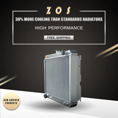 4Row 2375 Radiator For Dodge Charger Coronet 70-72 V8 Big Block 22" Aluminum AT — 第 1/4 张图片