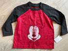 *Valentine...Disney Mickey Mouse Lips/Mommy Heart Tattoo Shirt Size 18M Nwt