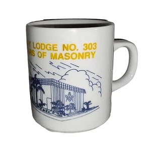 Freemason Masonic Lodge 303 Porterville Lindsay 100 Year Anniversary Coffee Mug - Bild 1 von 7