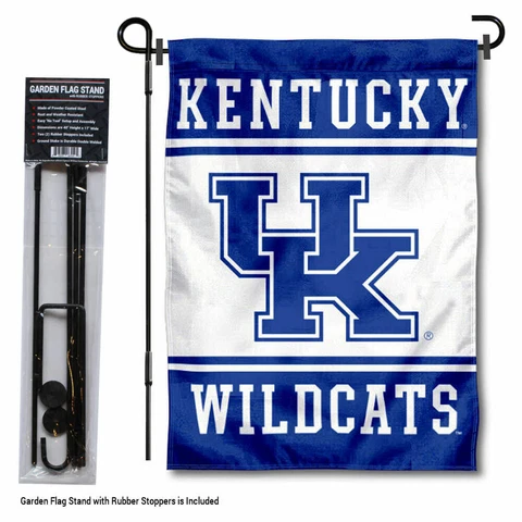 Kentucky Wildcats Garden Flag and Yard Stand Included Cover