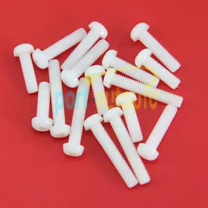 50pcs Nylon Screw white M3x4 M3x5 M3x6 - Picture 1 of 1