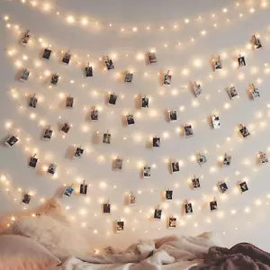 200 LED 66 FT Copper Fairy String Lights 8 Modes LED, USB Powered with Remote Co - Picture 1 of 12