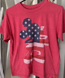 Disney Youth XL Red, White, And Blue Mickey Mouse T-shirt - Picture 1 of 3