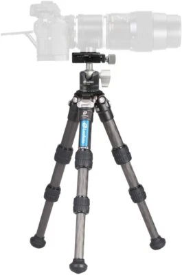 Leofoto LS-223C EB-36 LH-25 Portable Carbon Fiber Tripod Camera Mini Tripod Kit - Image 1 of 4