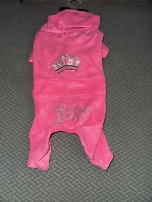 Chándal Juicy Couture Terciopelo Perro Rosa Súper Caliente M/L Foto 1 de 4