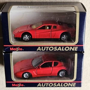 Maisto "Ferrari Testarossa &Ferrari 456 GT" scala 1:39 NUOVO mai aperto - Foto 1 di 24