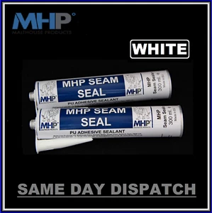 6 x Sellador de costura adhesiva MHP PU - BLANCO - 300 ml | U-POL / Sello de tigre equivalente - Imagen 1 de 1