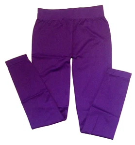 Grape Purple Leggings, One Size waist 25" - 34" inseam 23" - Picture 1 of 6