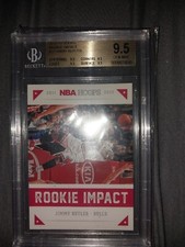 2012-13 PANINI HOOPS ROOKIE IMPACT #22 JIMMY BUTLER RC BGS 9.5 TRUE GEM MINT