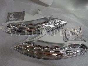 BMW E63 E64 LCI Genuine Front LED Turn Signal Lights 650i M6 2008-2010 NEW Pair - Picture 1 of 5