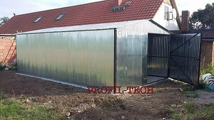 5x6 Blechgarage LAGERRAUM Versteck GERÄTESCHUPPEN Garage Container Lagerbox - Bild 1 von 2