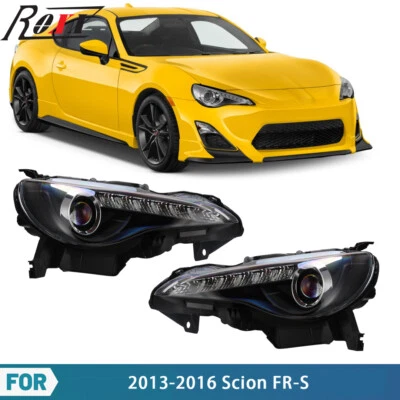 LED DRL Headlights For 2013-2016 Subaru BRZ / Scion FR-S / Toyota 86 Projector - Image 1 of 4