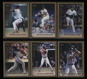 2019 Throwback Thursday TBT Set 1 HOF Stimmzettel 1999 Topps Mariano Rivera Clemens + - Bild 1 von 13