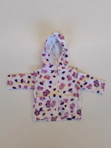 Baby Jacke Kapuzenshirt Fleece bpc weiß NEU Größe 104/110 - Picture 1 of 1