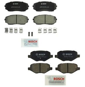 Bosch QuietCast Front Rear Ceramic Brake Pad Set with Hardware Kit For Edge MKX