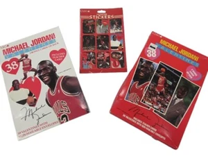 (2) Cleo Michael Jordan Valentines Day Cards Unopened Sealed Box 38 Cards Bulls - Picture 1 of 11