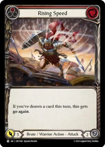 Rising Speed (Red) Common Heavy Hitters Flesh and blood TCG NM - Picture 1 of 1