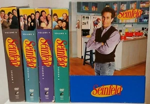Seinfeld-Seasons 1,2,& 3 DVD Box Set with Limited Script plus seasons 4,5,6,& 7 - Picture 1 of 4